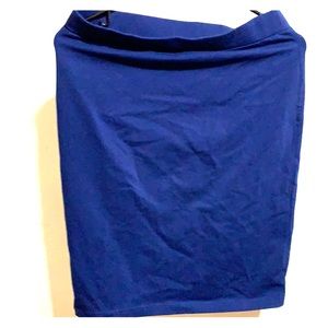 Forever 21 stretchy blue skirt